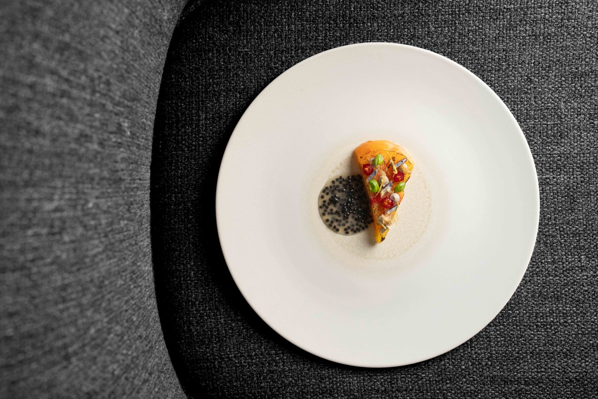 Tomate ananas bonite séchée et caviar bio