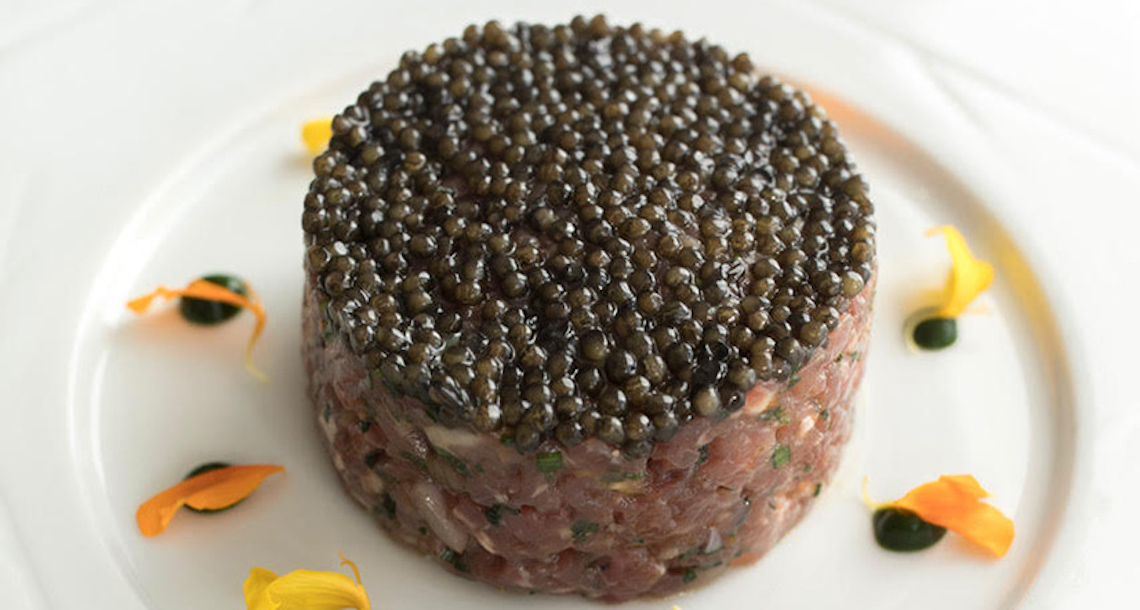 Tartare de boeuf et Caviar