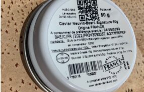 Comment lire une étiquette de caviar CITES