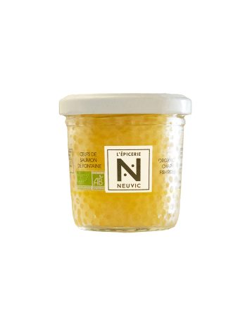 Oeufs de saumon de fontaine biologiques