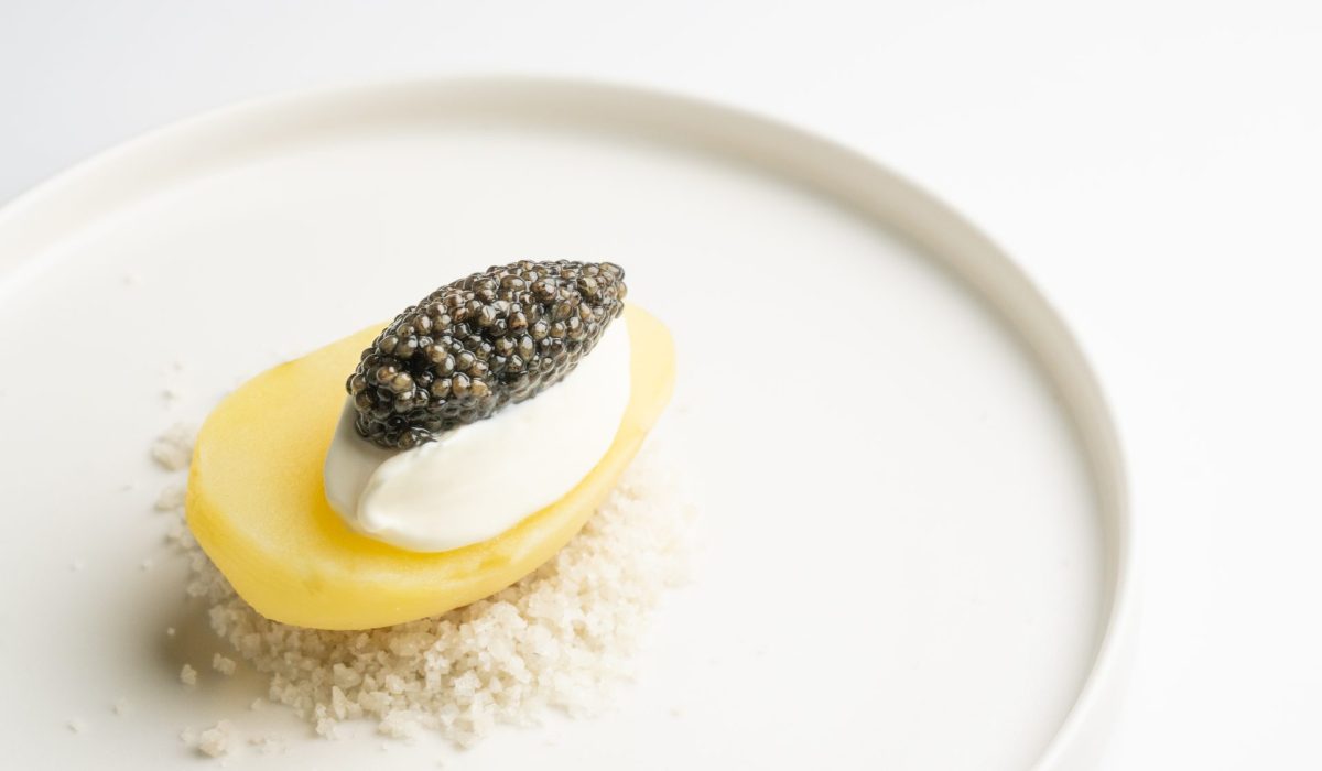 Pommes de terre au caviar